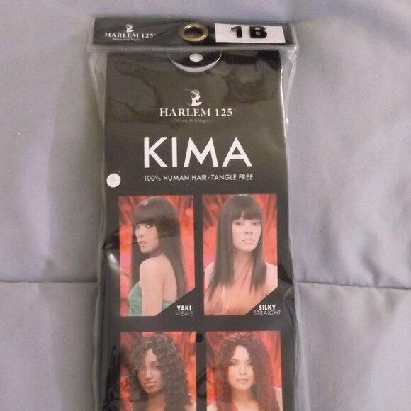 100% Tangle Free Human Hair, Perm Kinky Straight, 1B Off Black Dark Brown, New! - Picture 8 of 8
